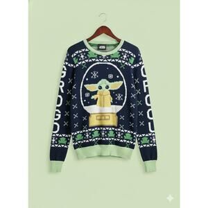 Star Wars Geeknet Grogu Baby Yoda Star Wars Christmas Sweater M Ugly Christmas